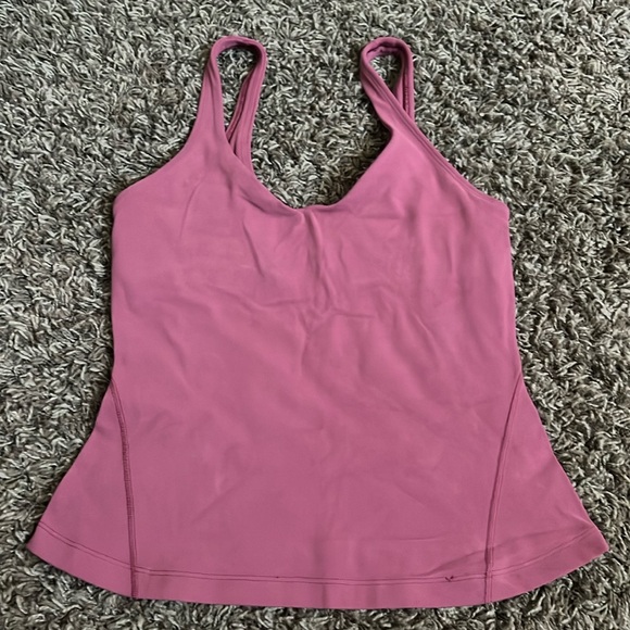 Lululemon Align Tank. Mulled Wine color. Size 4, excellent condition. - Picture 2 of 4